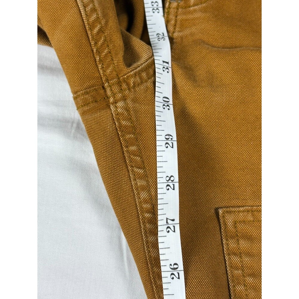 REI Co-op Trailsmith Double Knee Pants 34x32 Brown Canvas Utility Workwear - Picture 14 of 15
